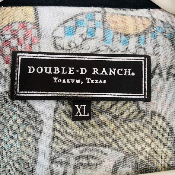 Double D Ranch RARE Cowpoke U Collaboration 2 PC Western Cowboy Skirt Set Sz XL - Picture 8 of 16